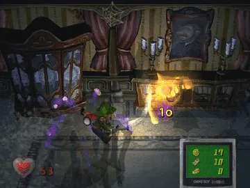 Luigi's Mansion screen shot game playing